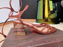 Etro Sandalen Leder Grösse 37, NEU!