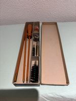 Altes Hölzernes Putzwerkzeug für Gewehrlauf 87cm