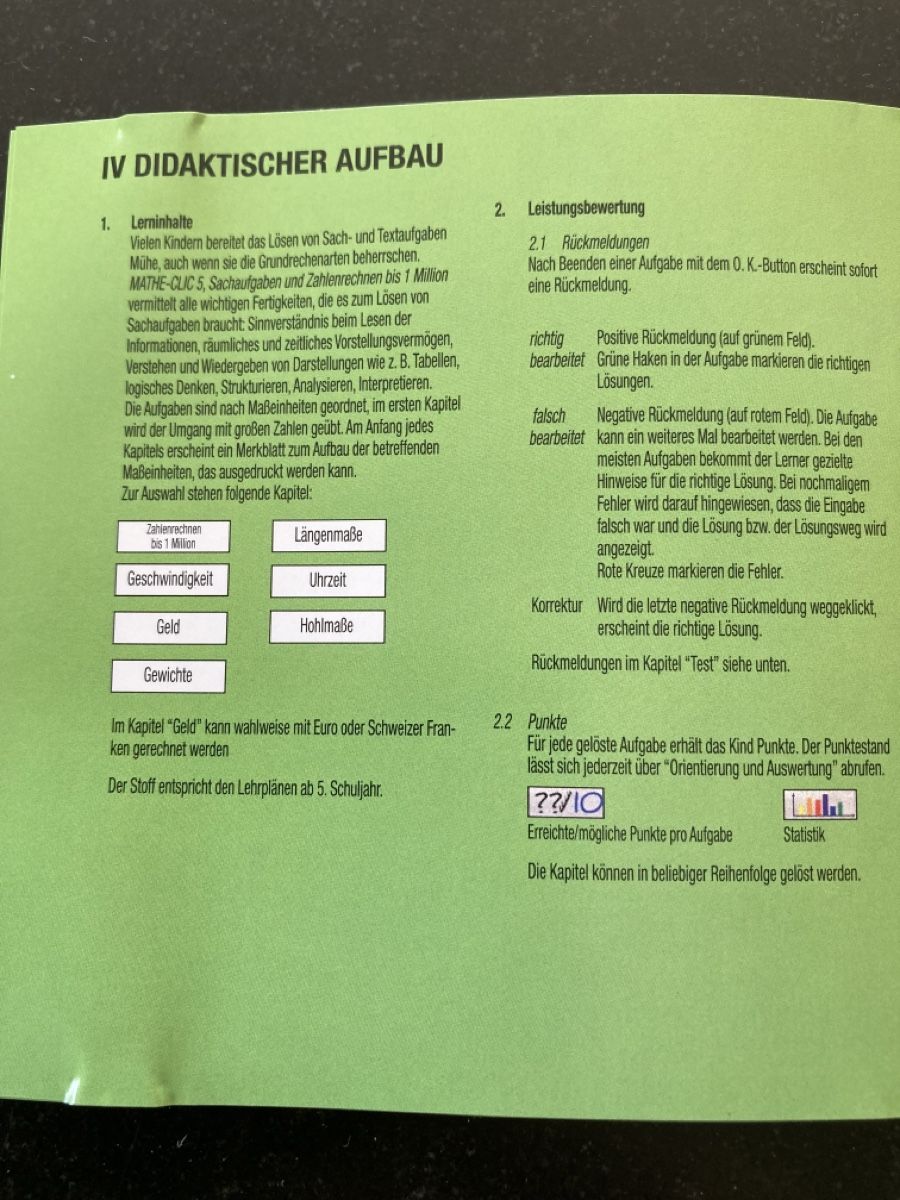 CD: Mathe - Clic 5 – Nuovo (secondo la descrizione) da Effingen venduto da Fylarama 2