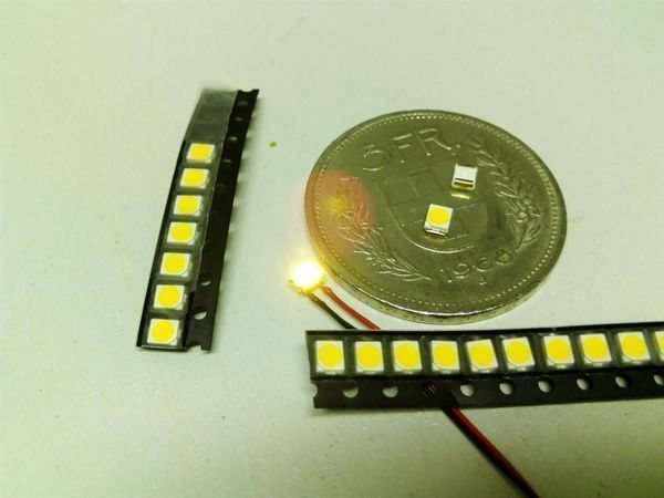 Componenti elettronici: LED SMD 3528, warmweiss, 100Stk – Nuovo (secondo la descrizione) da Luzern venduto da Salefactory