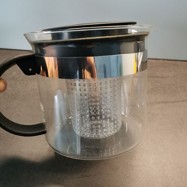 Bodum stoofje, glas, argent, transparant
