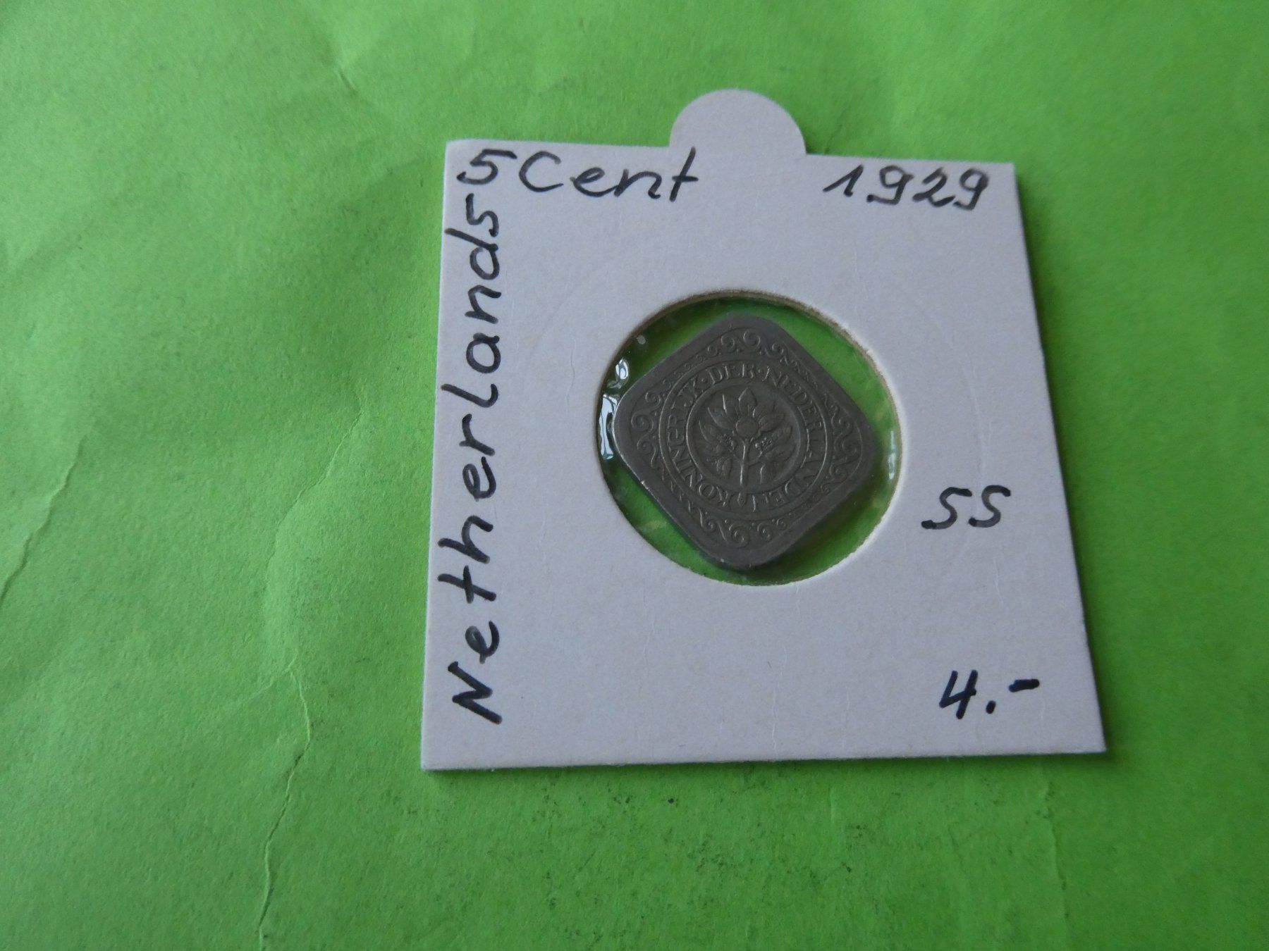 Tutti le monete: Niederlande 1929, 5 Cents – Usato da Hinterforst venduto da Rohusri
