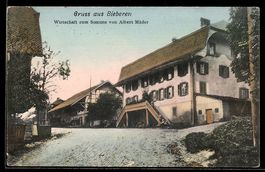 AK Biberen, Gasthaus zum Sternen von Albert Mäder