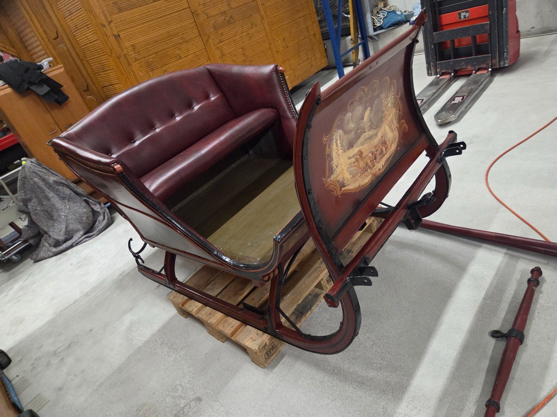 Slitta: Schlitten Vintage mit Originalbild Rogenmoser. – Usato da Mägenwil venduto da gemini78 5