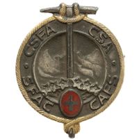 Schweizerischer Frauenalpen Club Brosche Silber