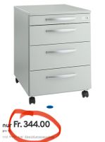 neuer Rollcontainer LOGIN, 3 Schubladen, 1 Utensilienauszug,