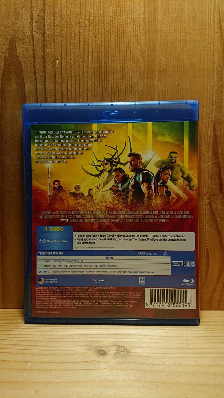 Alle DVDs: THOR Tag der Entscheidung Blu-Ray Marvel – Gebraucht aus Wilderswil von Exebub 1
