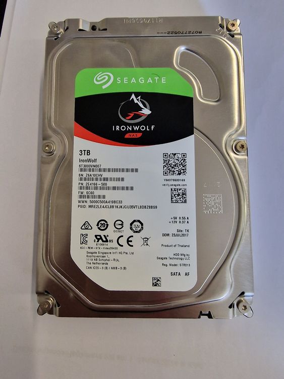 Seagate Iron Wolf Nas 3tb Kaufen Auf Ricardo 6125