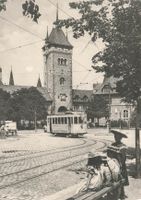 Zürich (ZH) – Tram Nr. 144 vor dem Landesmuseum