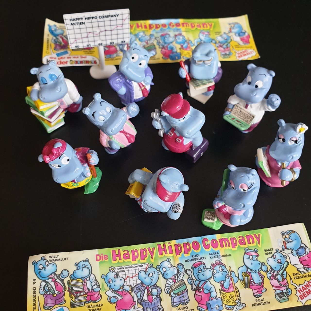 Statuette: Ü-Eier Figuren Happy Hippo Company 1994 – Nuovo (secondo la descrizione) da Urnäsch venduto da Nakamotix 2