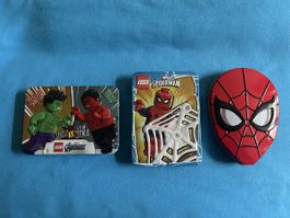 Lego Marvel 3 boîtes de rangement pour cartes