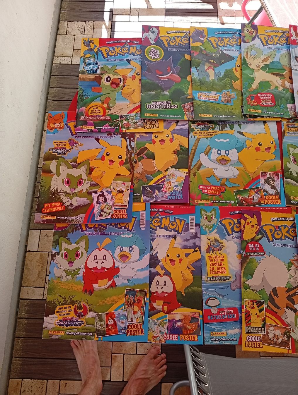 Libri: 26 Stück Pokemon Magazine. – Usato da Engelburg venduto da CH.Me 1