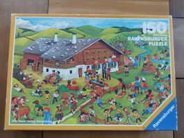 Ravensburger 150er Puzzle Wimmel-Landleben