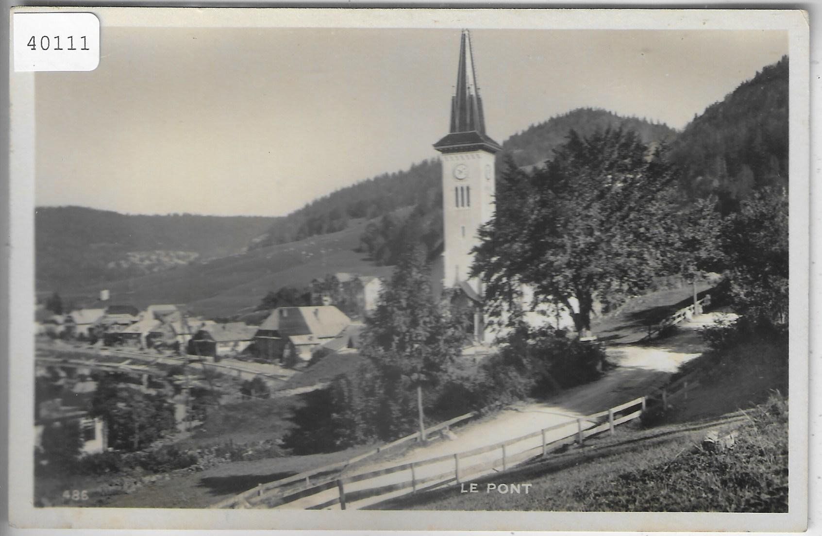 Cartoline postali: Le Pont - Eglise – Usato da Ettingen venduto da Kartenplanet