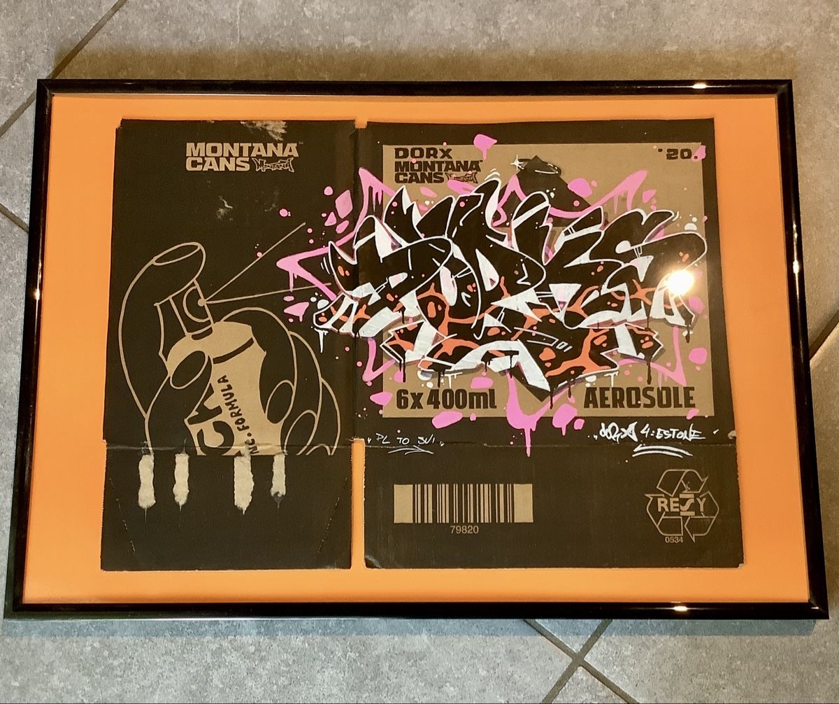 Foto & Immagini: Graffiti von Dorx One auf Karton gerahmt – Nuovo (secondo la descrizione) da zürich venduto da NickLos_26