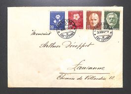 1945 Satzbrief Pro Juventute LAUSANNE