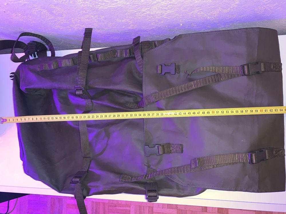 Sac à Dos Militaire Suisse Vintage - Toile D'origine, Années 70, équipement De Camping