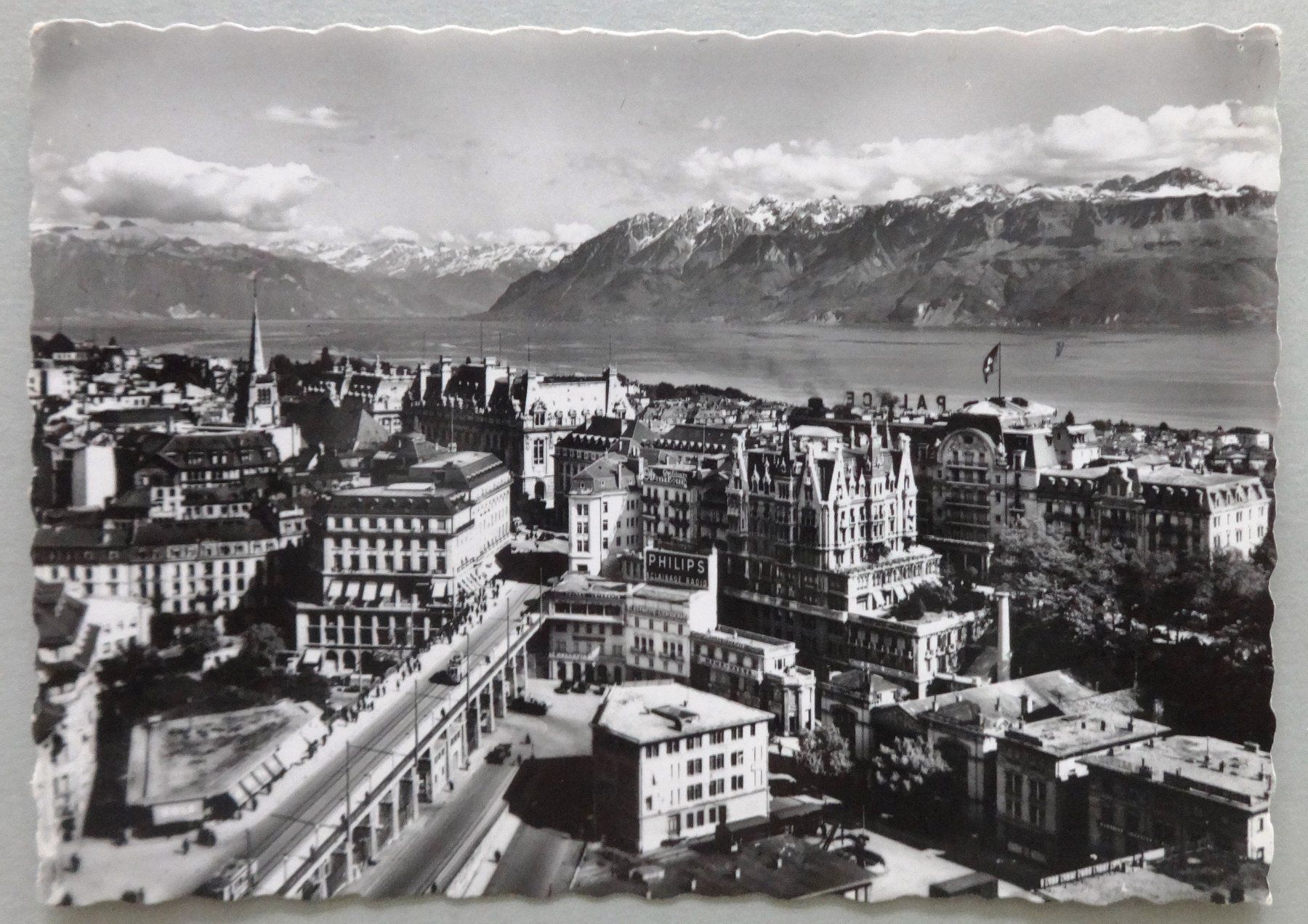Ansichtskarten: Lausanne - Vue générale – Gebraucht aus Fétigny von Billy2miny