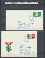1965 Einzelmarken aus "NABRA - Block", Bedarfsbriefe