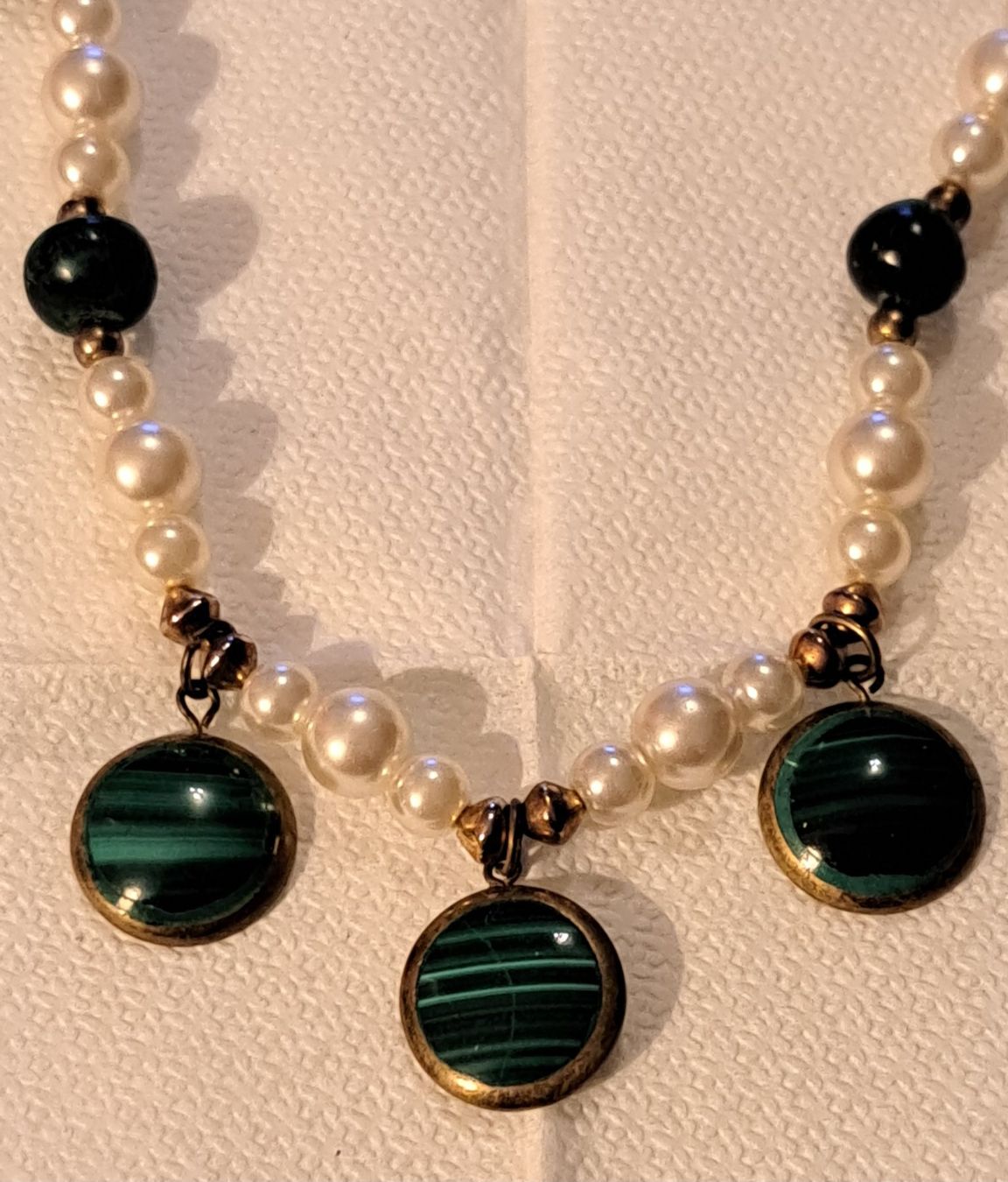 Catenine: Collier malachite – Usato da Biel/Bienne venduto da raf_2yqq 1