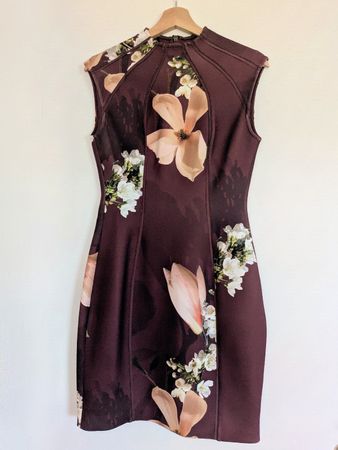 Ted Baker Cocktailkleid |  Blumenprint | Grösse 1 