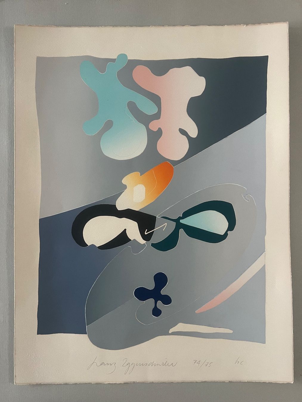 Grafica & Litografie: Franz Eggenschwiler, handsigniert, nummeriert – Usato da Rain venduto da Pic-Ass