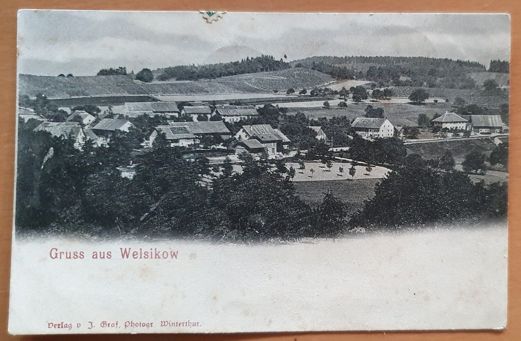 Ansichtskarten: Gruss aus Welsikon 1900 – Gebraucht aus Kreuzlingen von Rschweiz1
