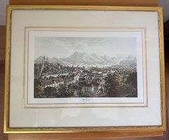 Wunderschöner Stich von Luzern 1832