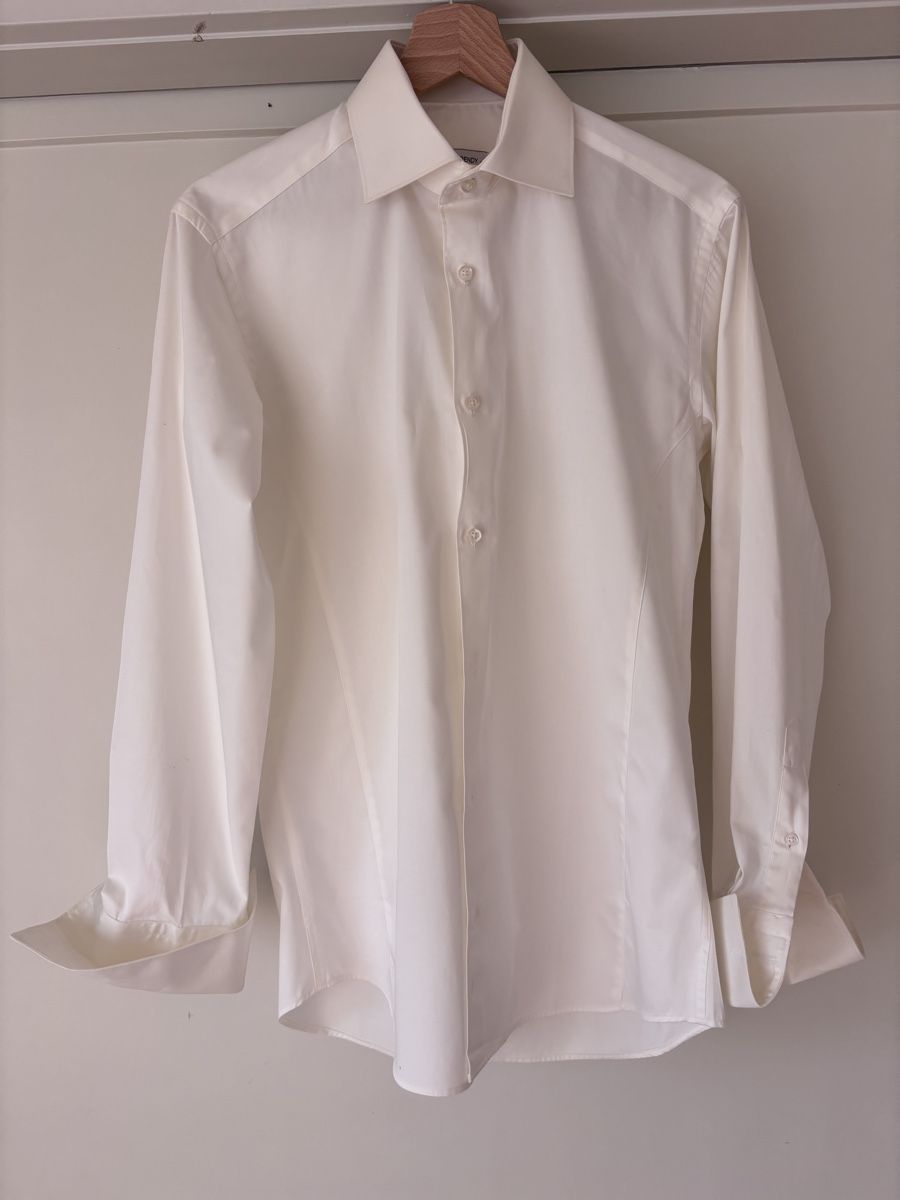 Camicie: White Cotton Shirt – Nuovo (secondo la descrizione) da Zürich venduto da Grothschild