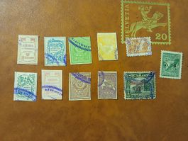 Timbres divers pays, COLLECTION POSTES, 10 timbres, divers 