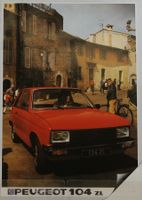 ORIGINAL NEUWAGEN PROSPEKT | PEUGEOT 104 ZL | AB 01.1983