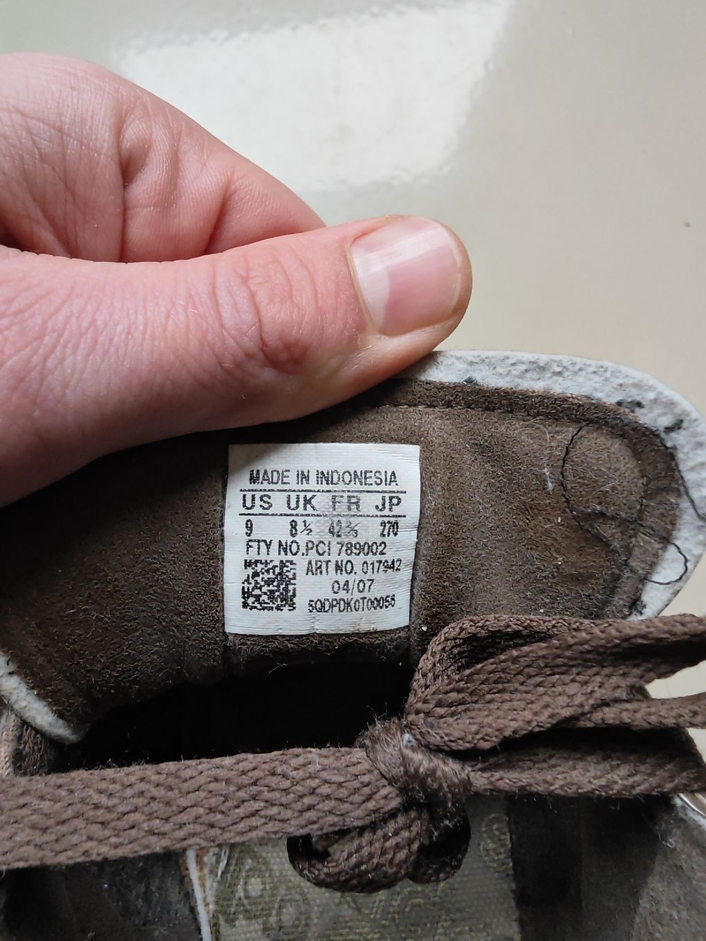 Adidas Scarpe da uomo: Adidas Sneaker Leder braun Gr. 42 2/3 – Usato da Zürich venduto da 456666 5