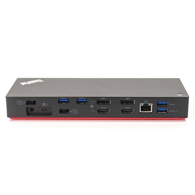 Lenovo Dockingstation: Lenovo ThinkPad Thunderbolt 3 Workstation Dock Gen 2 40AN – Gebraucht aus Malvaglia von enz_6cnm 4