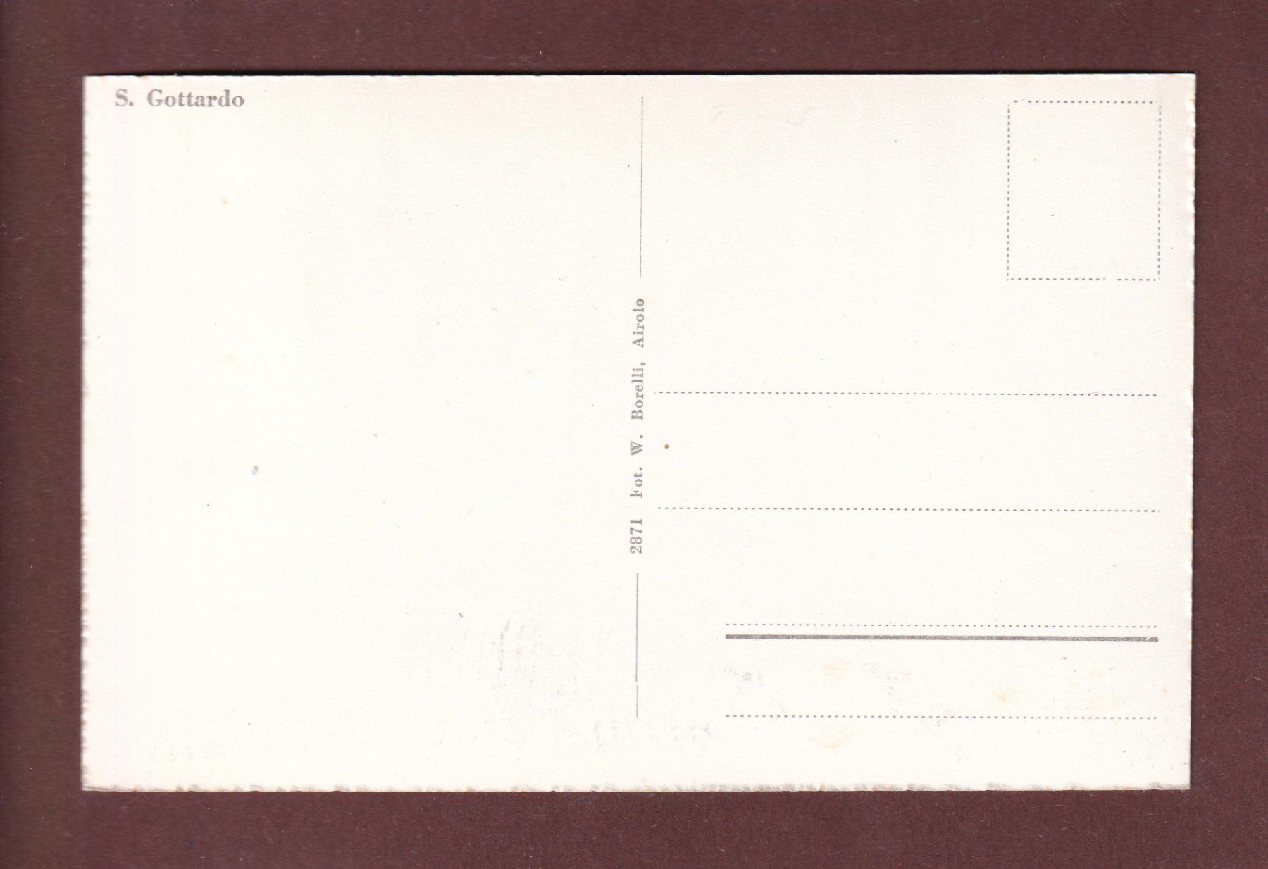 Cartoline postali: SAN GOTTARDO – Usato da Pully venduto da nicecards-shop 1