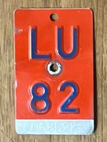 LU 82 - VELONUMMER - FAHRRADSCHILD - LU 82 - PLAQUE DE VELO