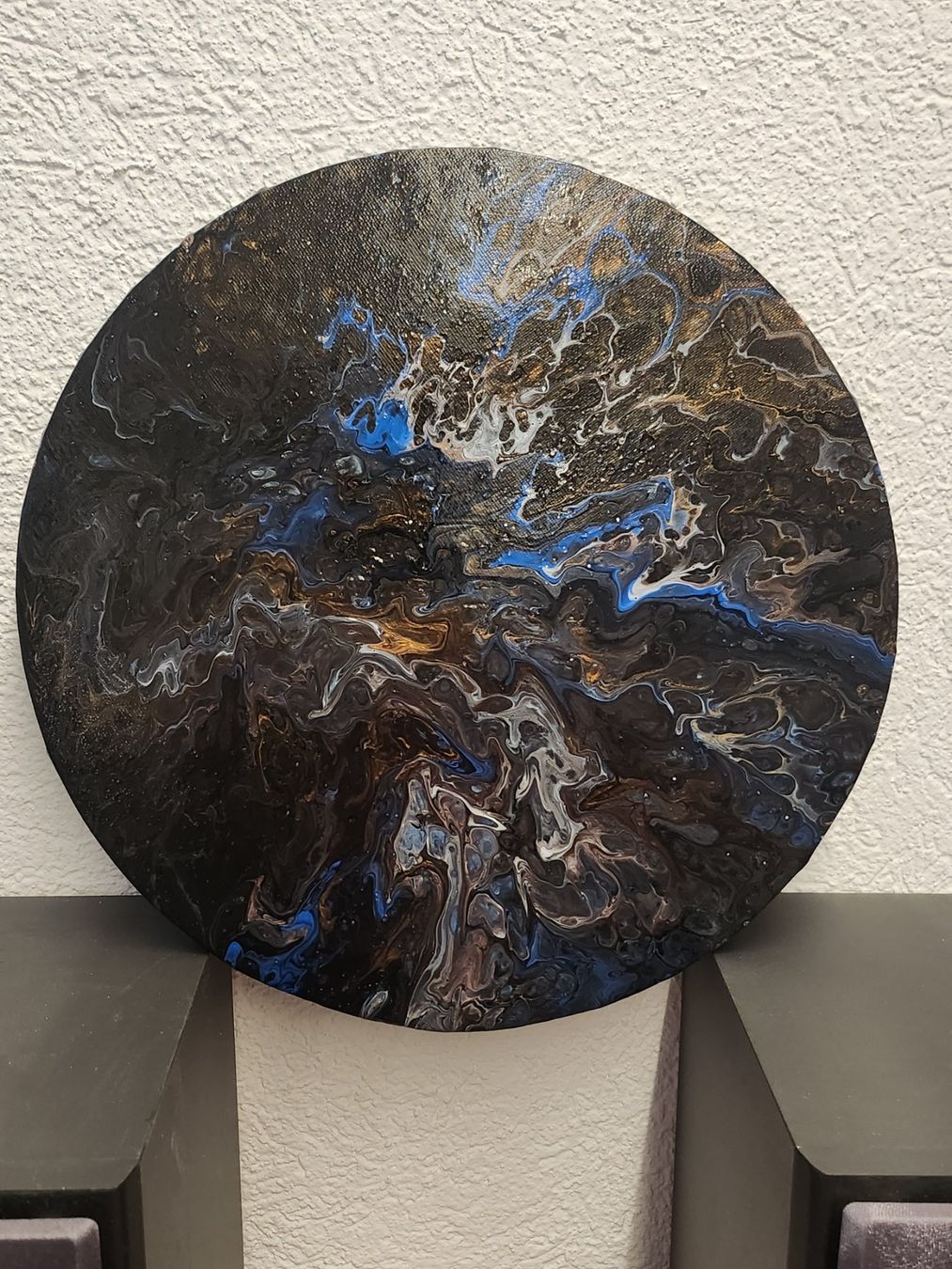 Dipinti: Acrylbild 30cm Durchmesser, , selbst gemacht – Nuovo (secondo la descrizione) da Nebikon venduto da zesette