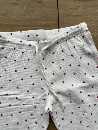 Musselin Hose Herz H&M