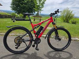Fully E-MTB mit Reibrad 48 Volt 350 Watt Batterie 760 Wh