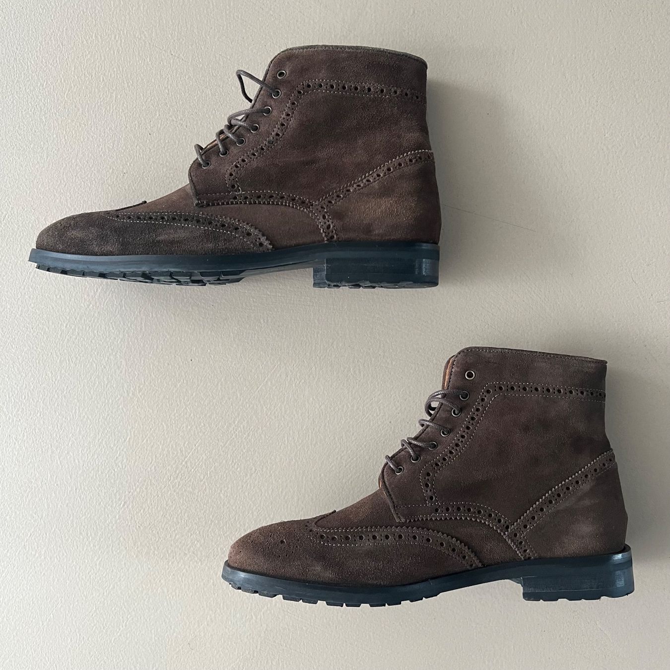 Navyboot Scarpe da uomo: NAVYBOOT Veloursleder Schnürschuhe 🤎 – Usato da Zürich venduto da ClosetQueen 1
