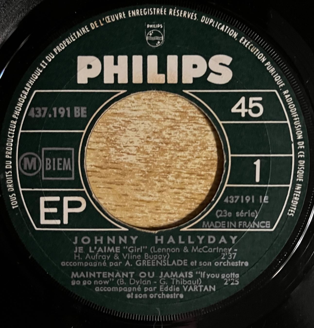 Schallplatten: JOHNNY - JE L'AIME – Gebraucht aus Bussigny von vinyl-pas-cher 2