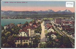 Arbon mit Säntis - Litho