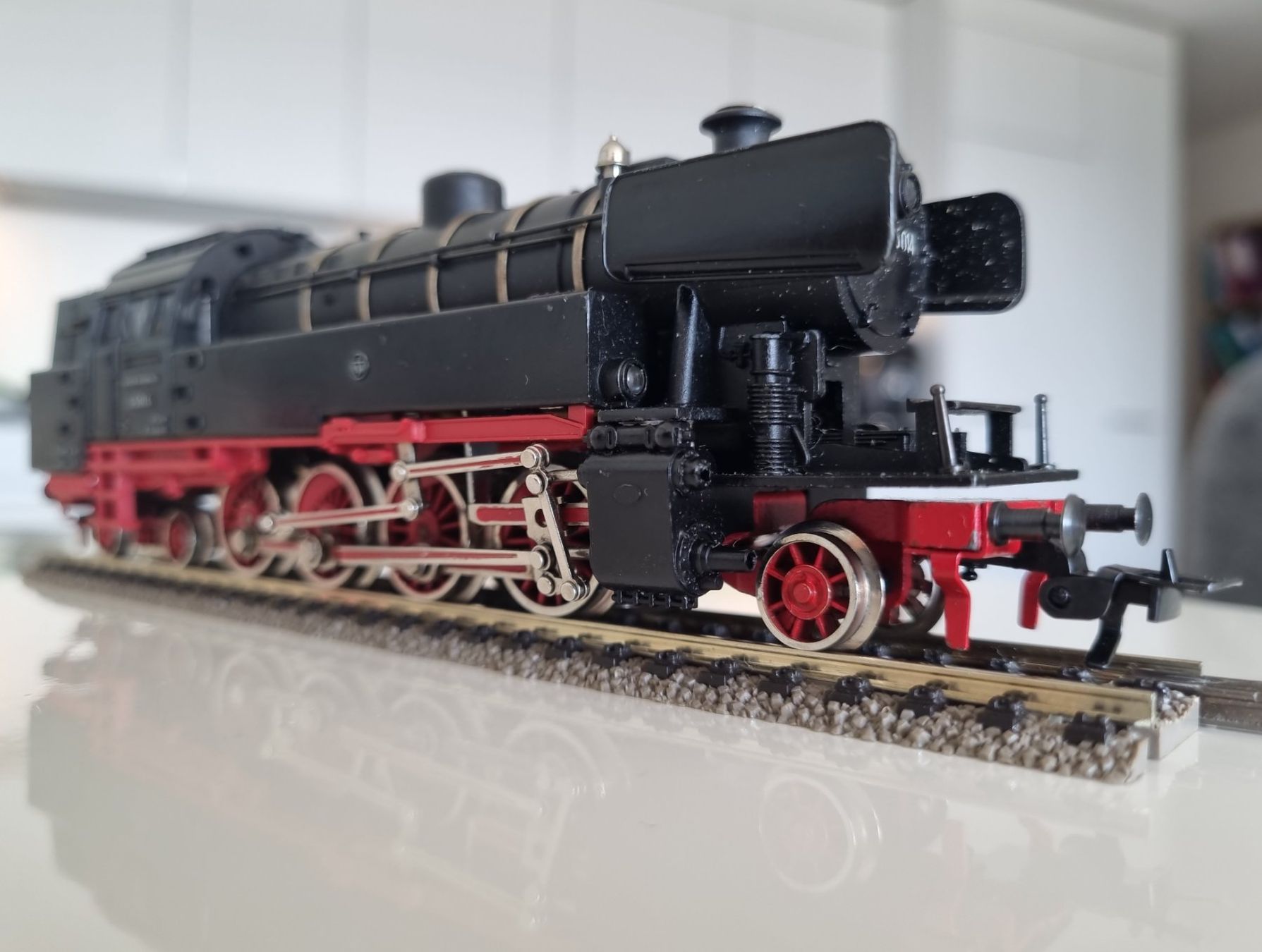Fleischmann Modellini di ferrovie: Fleischmann DB BR65 Dampflok H0 in OVP – Usato da Zürich venduto da nibadi 4