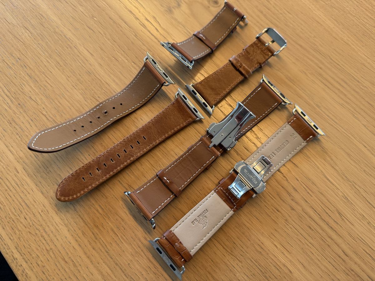 Bracciali & Braccialetti: Apple Watch Lederarmbänder, Top Zustand – Usato da Wangen b. Olten venduto da Thomiverkauft 3