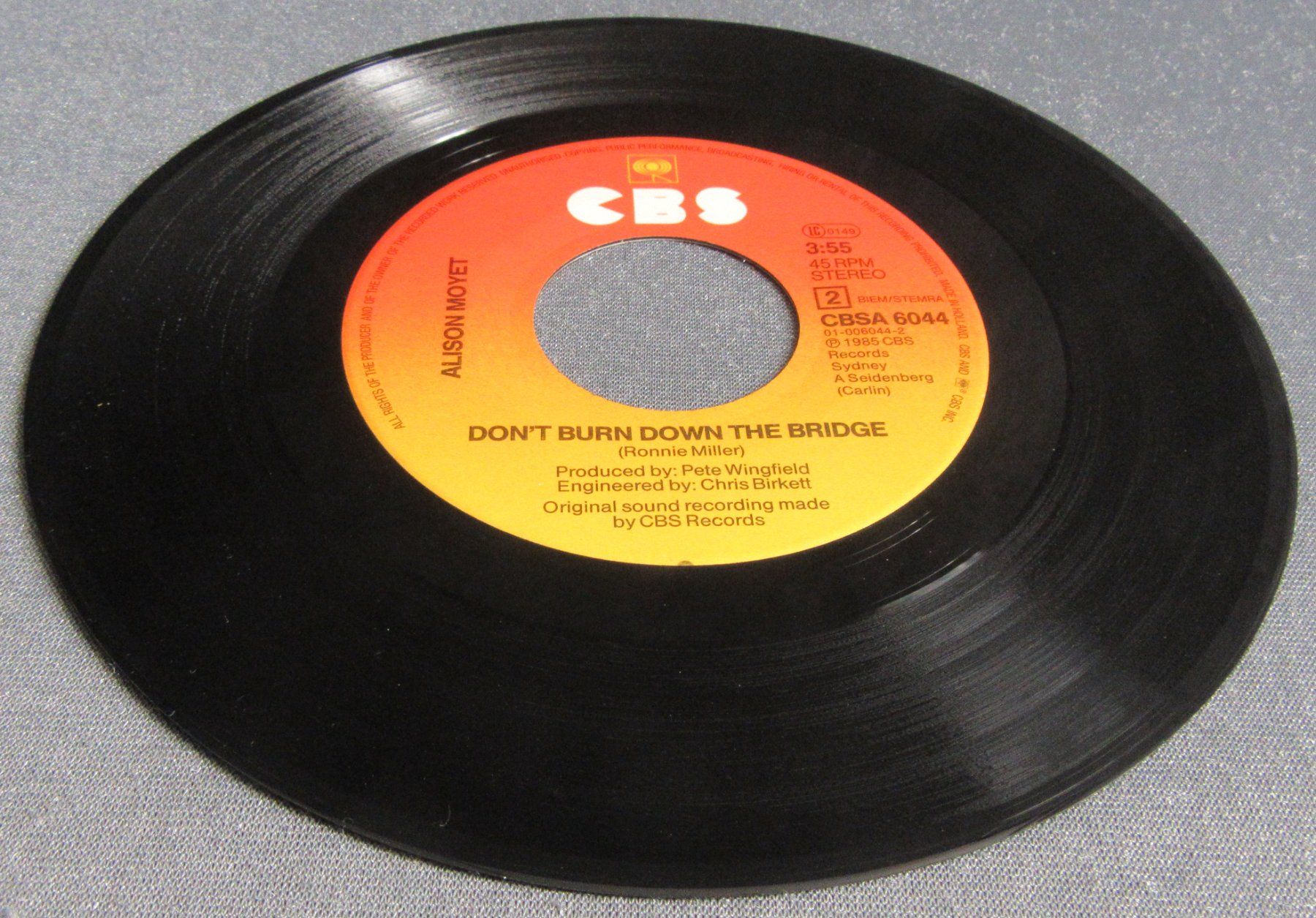 Dischi in vinile: Single - Alison Moyet - That Ole Devil Called Love – Usato da Auenstein venduto da Padabimbim 3