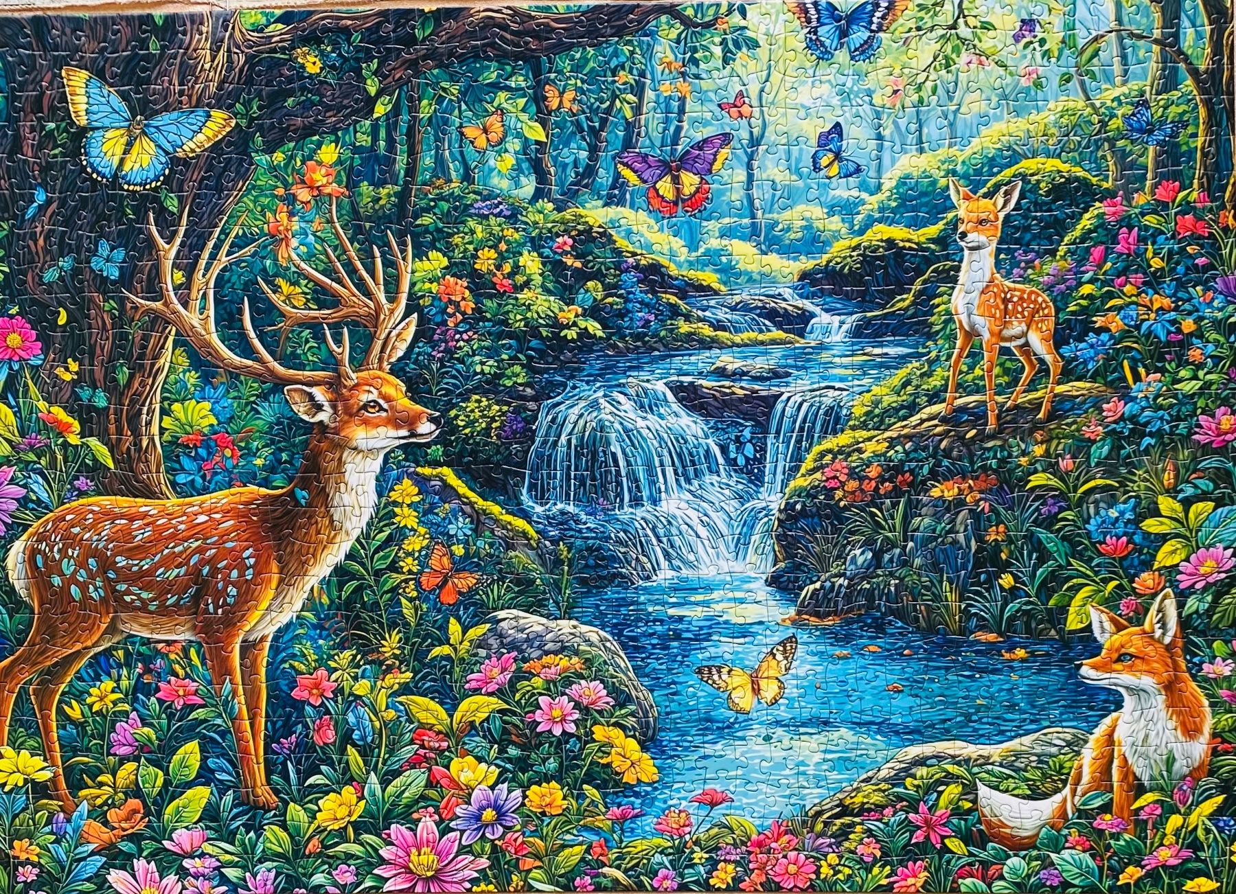Puzzle: Puzzle 1000 Teile Forest Creek – Usato da Hombrechtikon venduto da sabibu 1