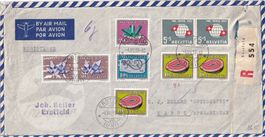 Pro Patria 1959 Flugbrief nach KABUL von ERSTFELDEN