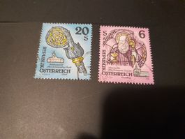 Lot de 2 Timbres Autrichiens de 1993, Collectionneurs !