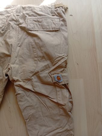 Pantalon cargo Carhartt beige état correct taille 30/32