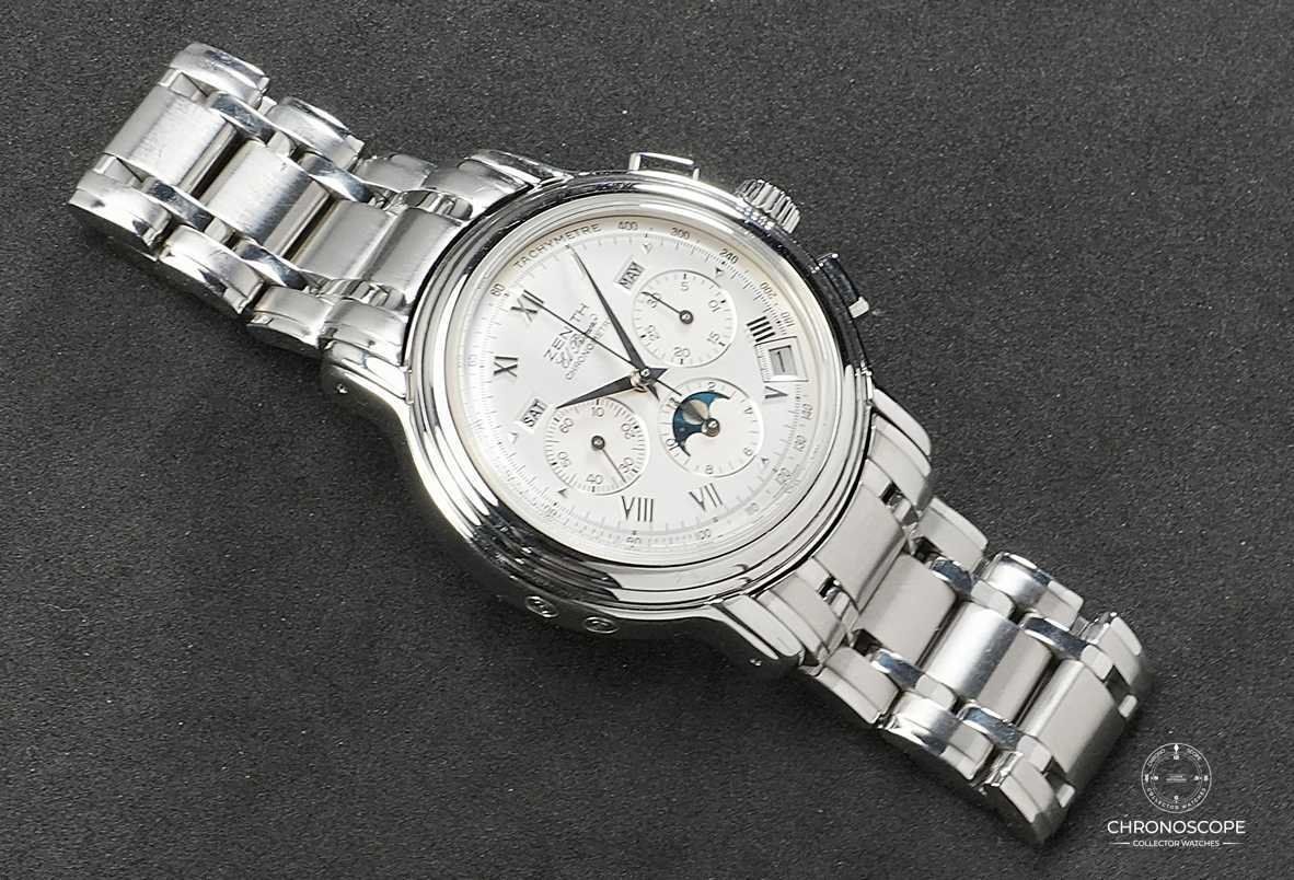 Zenith Orologi: Zenith Chronomaster Full Calendar Chronograph Cal. 410, Full – Usato da Luzern venduto da ChronoScope6004 3