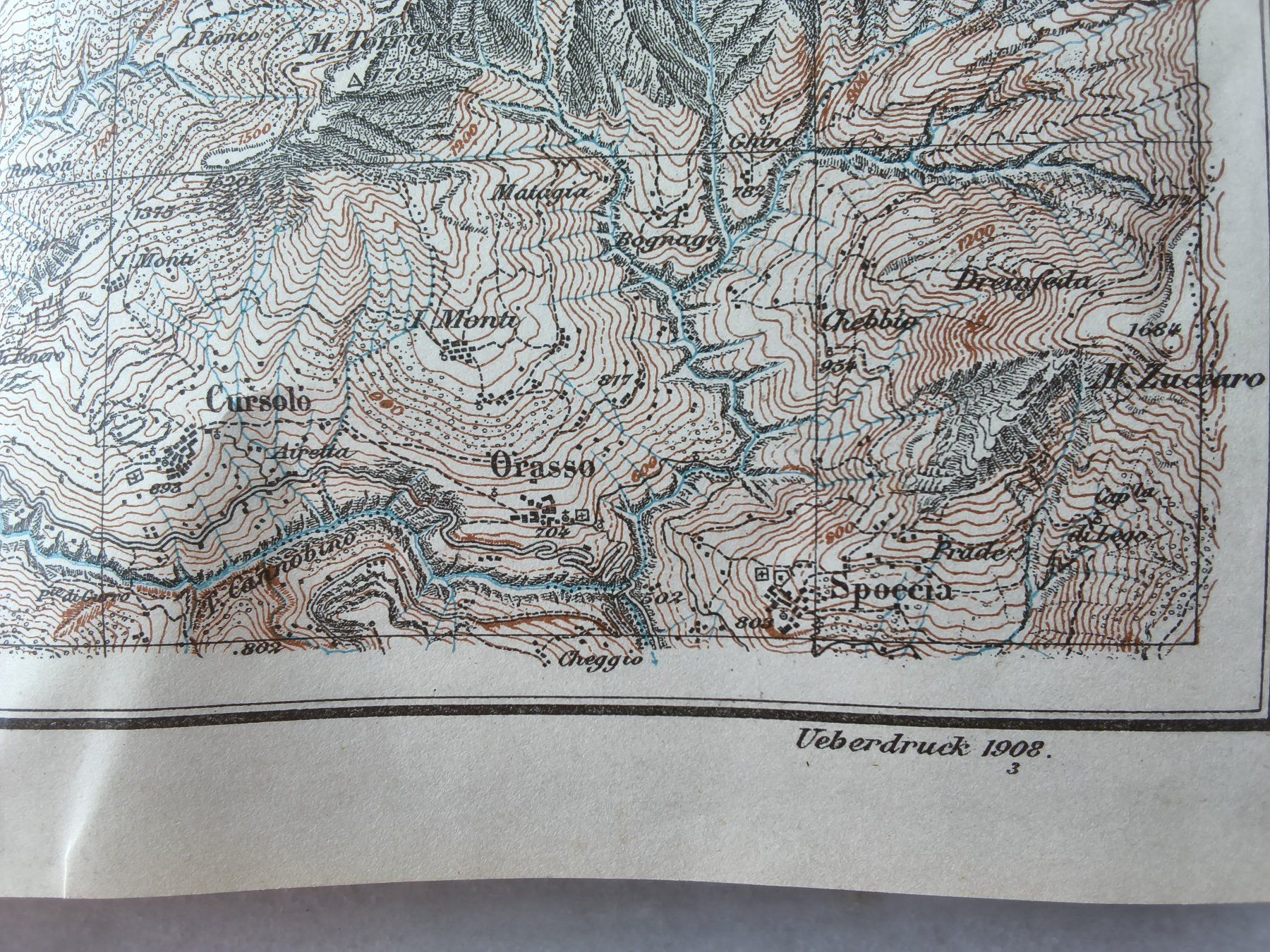 Cartine & Atlanti: Antike karte Simplonpass 1908 – Usato da Hallau venduto da histoiremerveilleuse 7